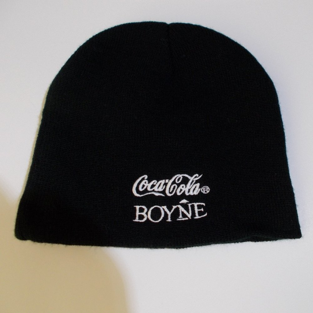 Knit Beanie Color Black Embroidered NWOT